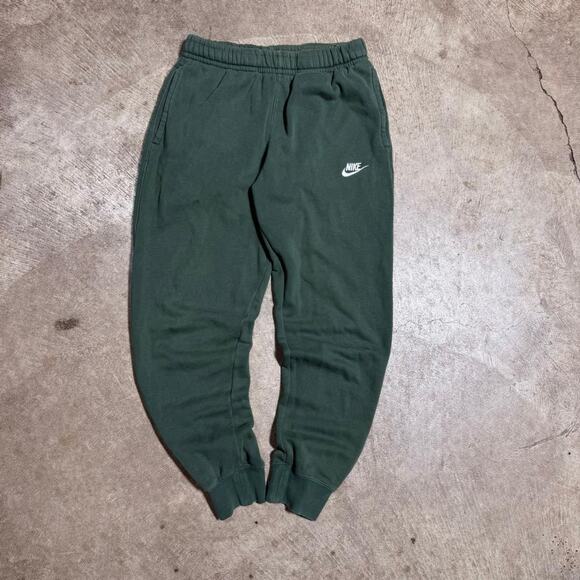 Forest Green Nike Mini Logo Sweatpants - Picture 5 of 7